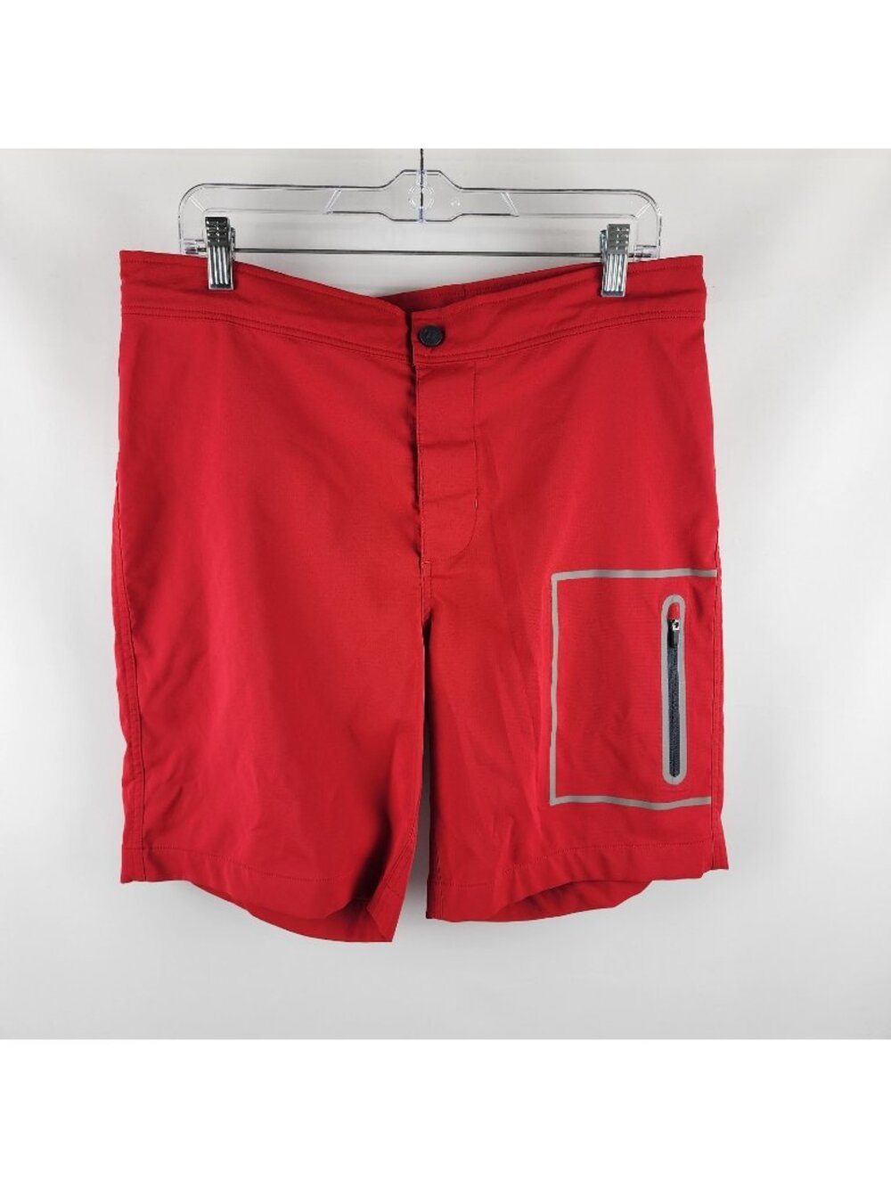 Mack Weldon Shorts Mens 33x8 Red Quick Dry Swim Shorts